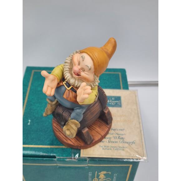 WDCC Happy Snow White Seven Dwarfs "Happy that's me!" Disney Retired COA Box - Picture 15 of 16